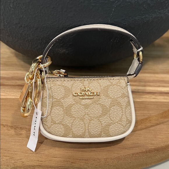 💛NWT Coach Mini Bag Charm - Picture 3 of 16